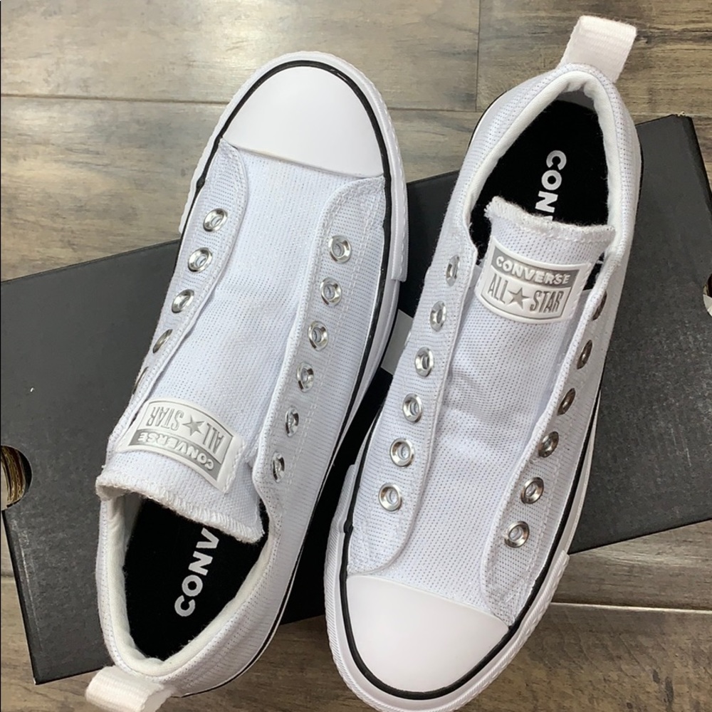 CONVERSE CTAS LIFT SLIP white/white/black - Picture 8 of 16